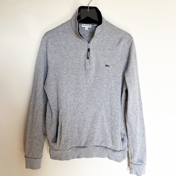 Lacoste Other - Lacoste Men's Rib Interlock 1/2 Zip Sweatshirt